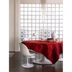 Nappe Double Jeu Rouge Passion 2,50 m Le Jacquard Français